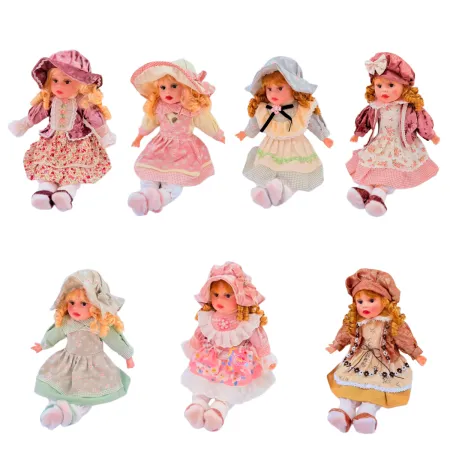 The 18-inch music doll series of court style dolls feature music in multiple languages (Arabic, Russian, Spanish, and English), and are a bestseller in foreign trade The 18-inch music doll series of court style dolls feature music in multiple languages (Arabic, Russian, Spanish, and English), and are a bestseller in foreign trade